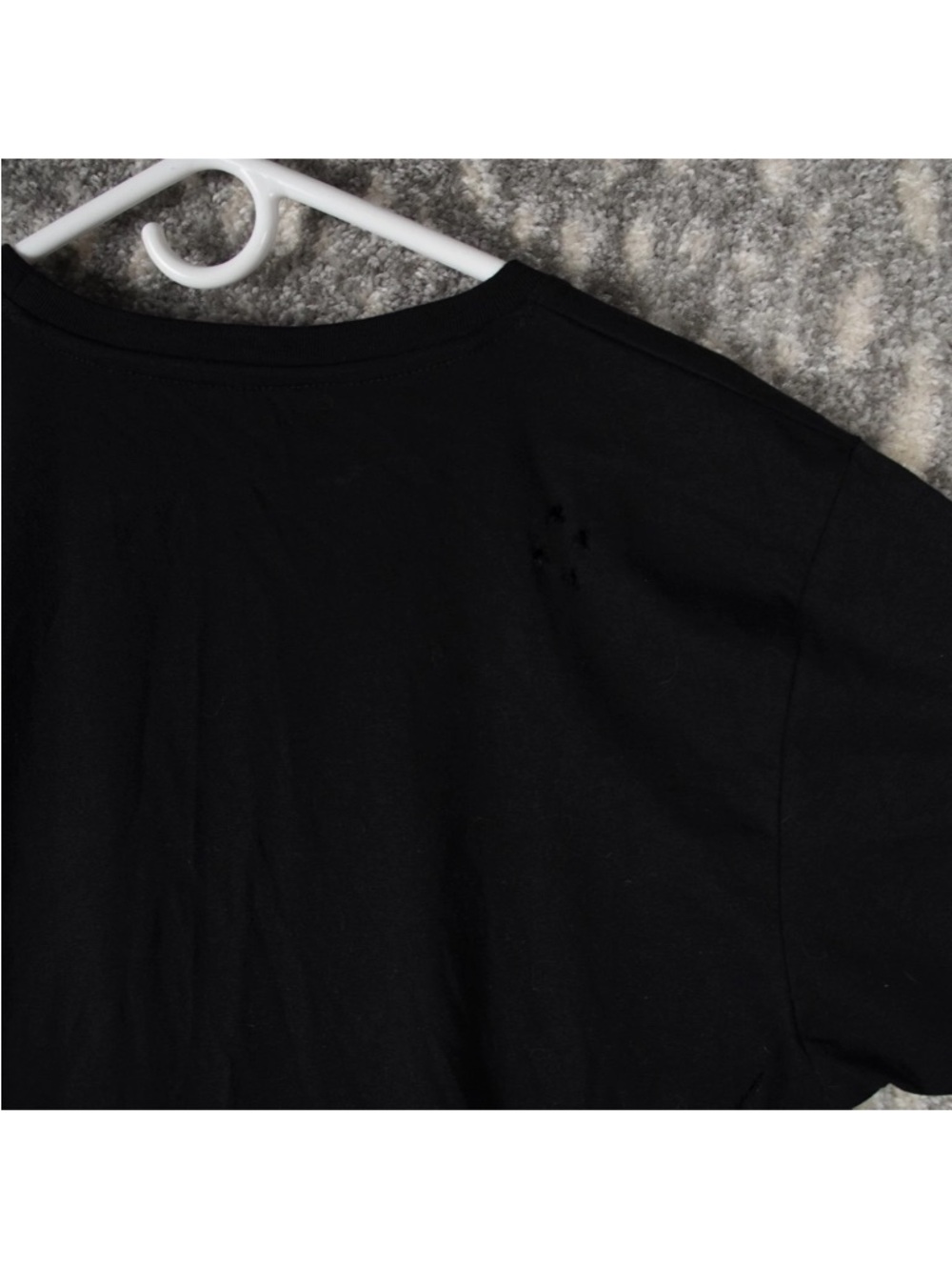 OTHER UK Rock Thrasher T-shirt Womens Sz Large Black Punk Rock Distressed Metal - Picture 10 of 14